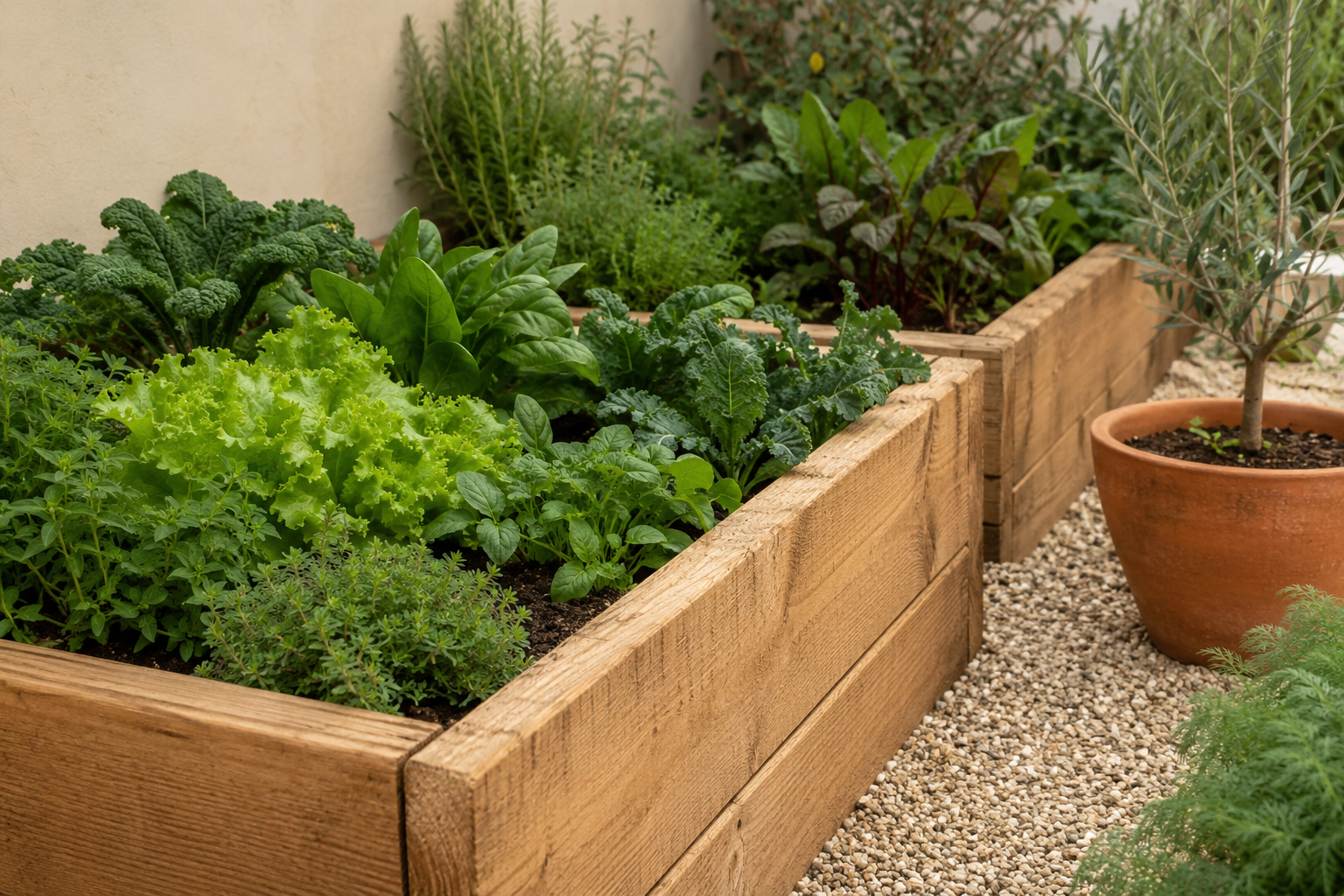 Raised beds example