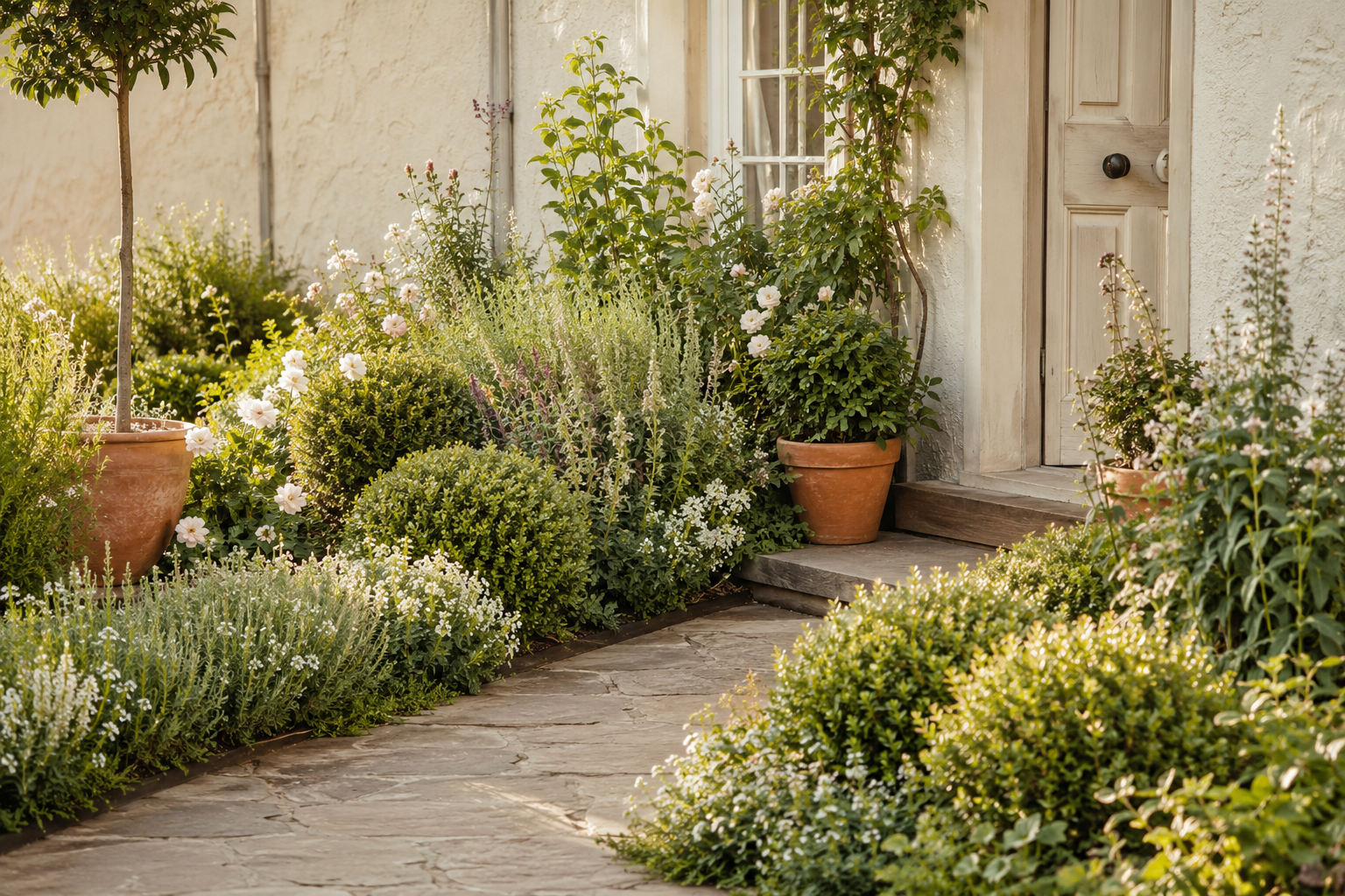 Front yard borders