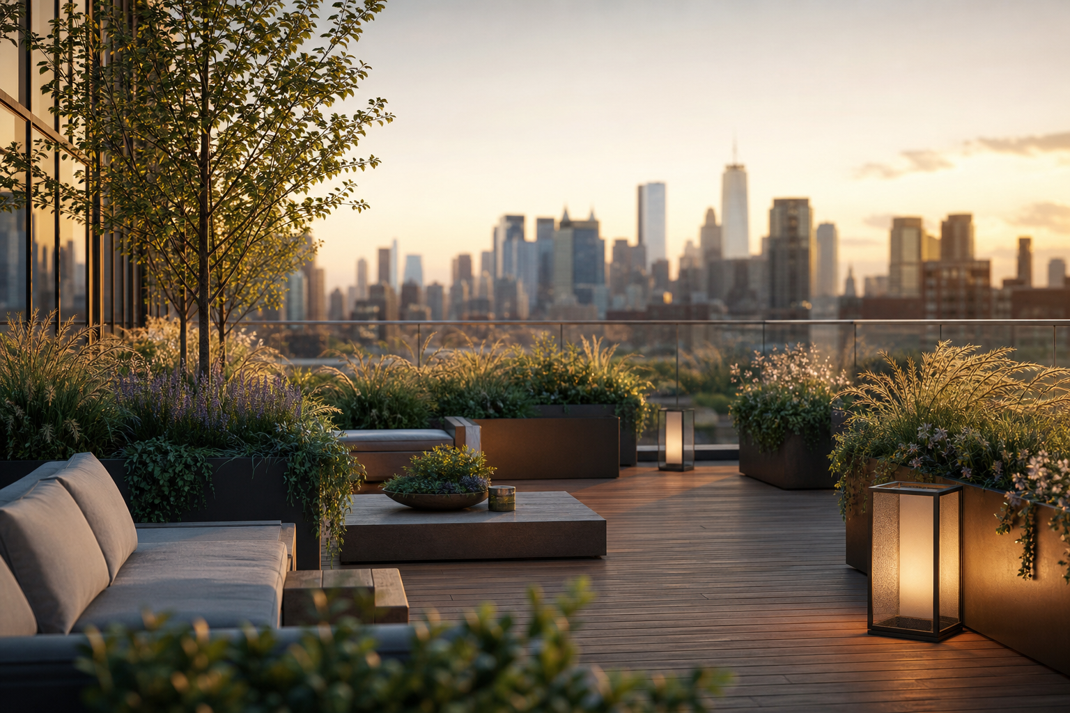 Roof terraces